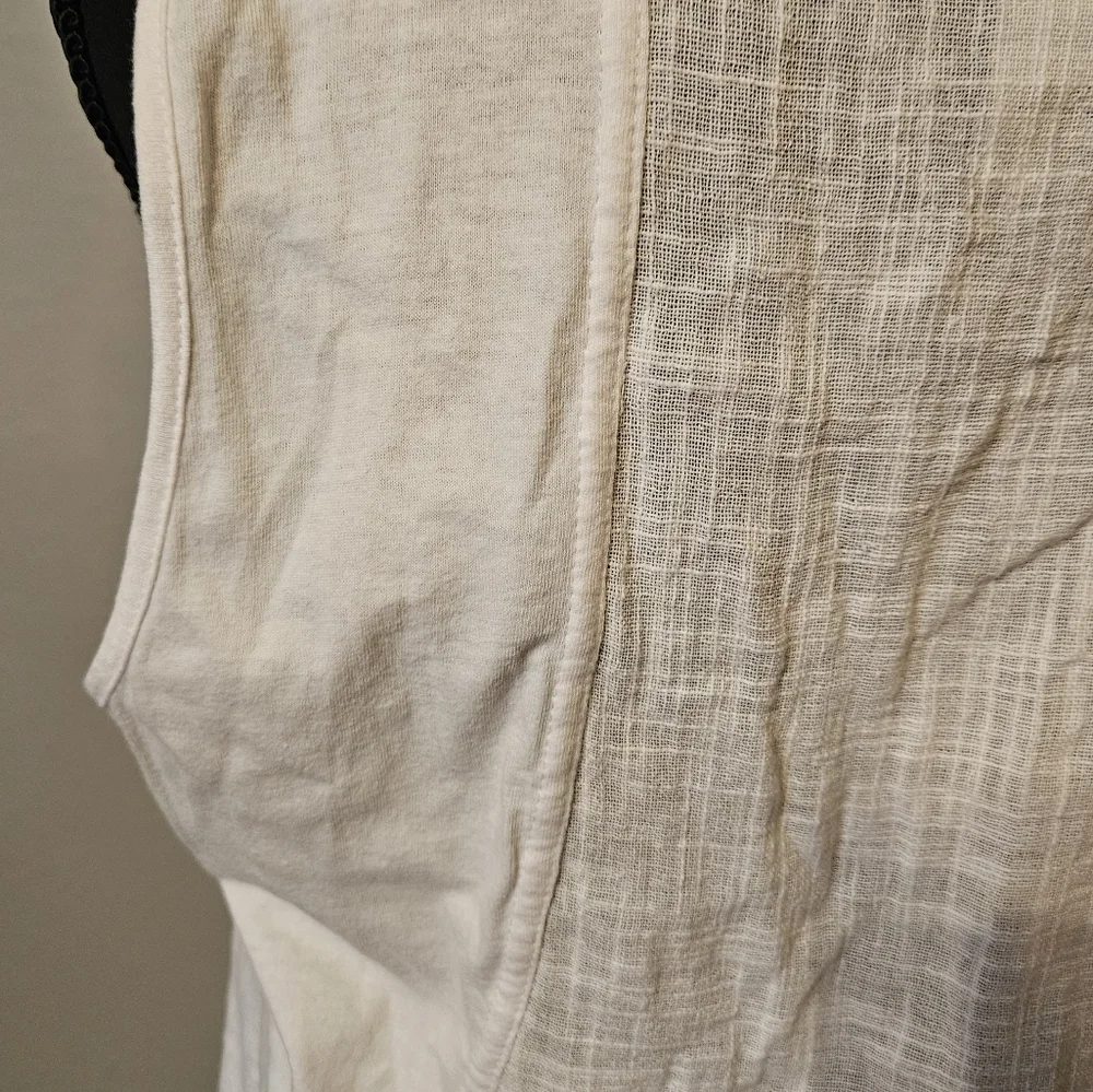 XCVI womens Large White Tank Top - Picture 6 of 7